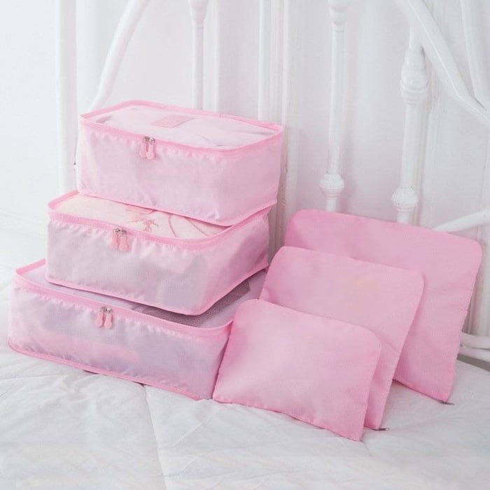 🔥VENTE FLASH -48 %🔥 – ✈ Lot de 6 organiseurs de valise portables (Livraison gratuite)