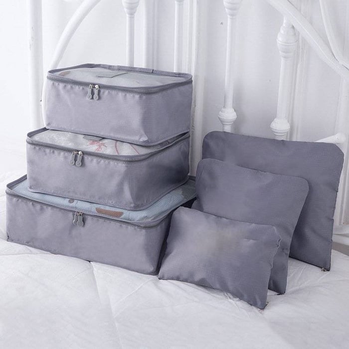🔥VENTE FLASH -48 %🔥 – ✈ Lot de 6 organiseurs de valise portables (Livraison gratuite)