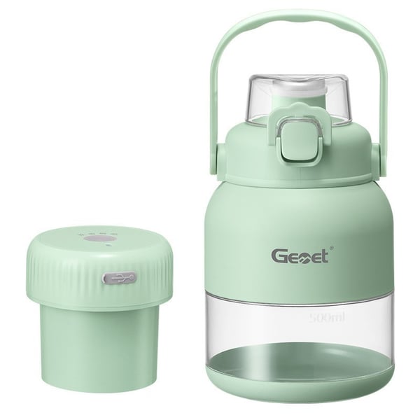Mixeur portable 500 ml sans BPA, avec paille et 2 couvercles – Idéal pour smoothies, jus et boissons glacées. PROMOTION UNIQUEMENT CETTE SEMAINE !