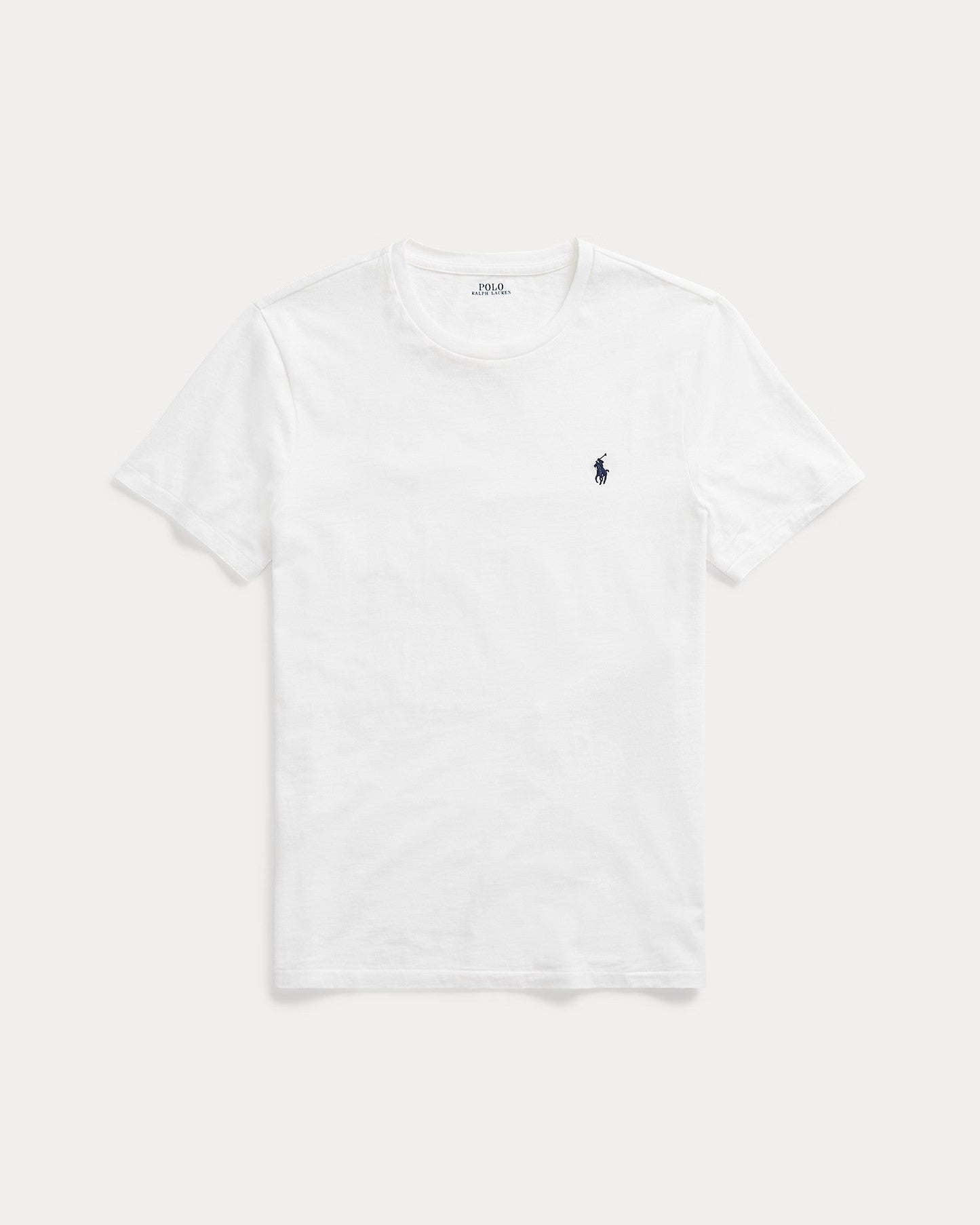Slim fit jersey crew neck t-shirt RL - White