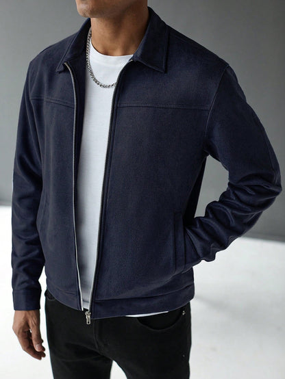 Old Money Casual Solid Color Jacket