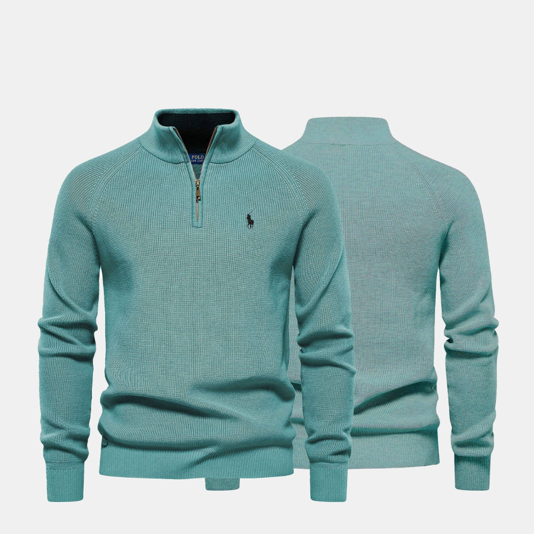 RL Men's Zip Neck Sweater (Clearance)