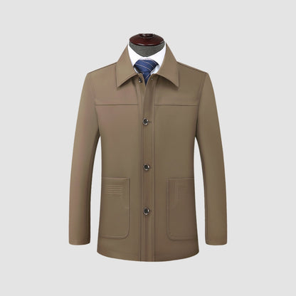 Old Money Lapel Collar Short Coat