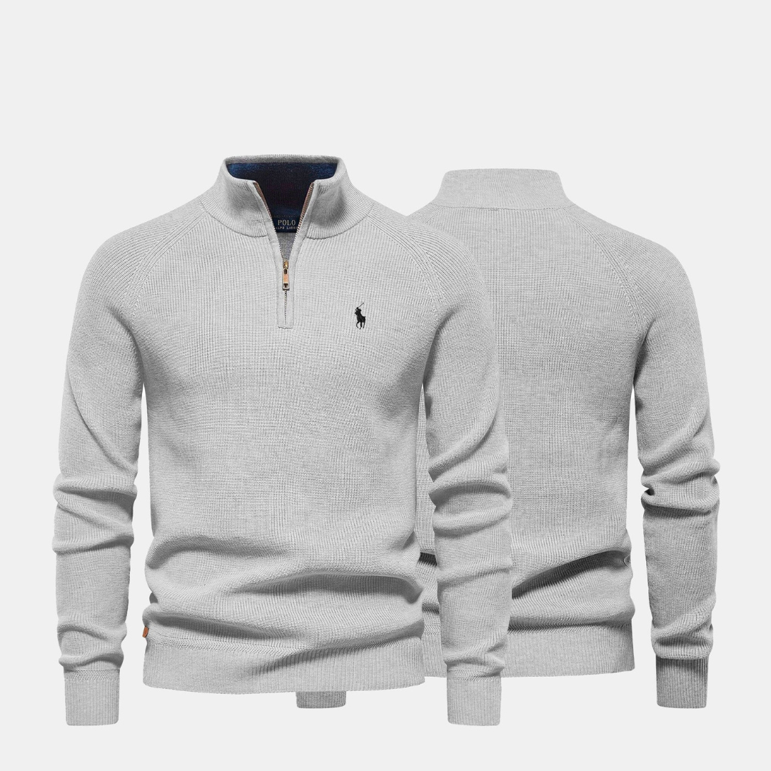RL Men's Zip Neck Sweater (Clearance)