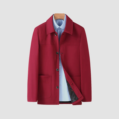 Old Money Lapel Collar Short Coat