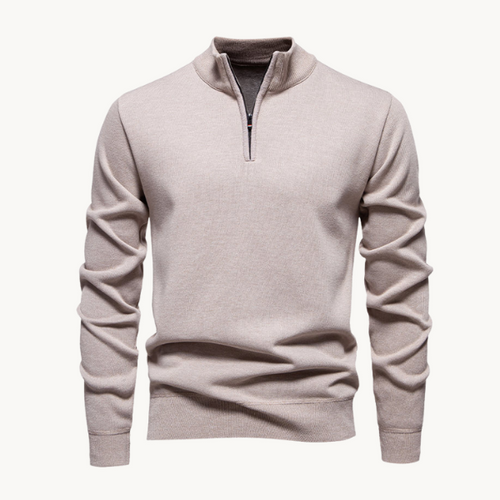 Classic Zip Pullover - Sweater