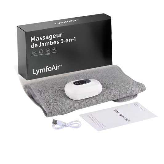 LymfoAir™ 3-en-1 Massageur de Jambes