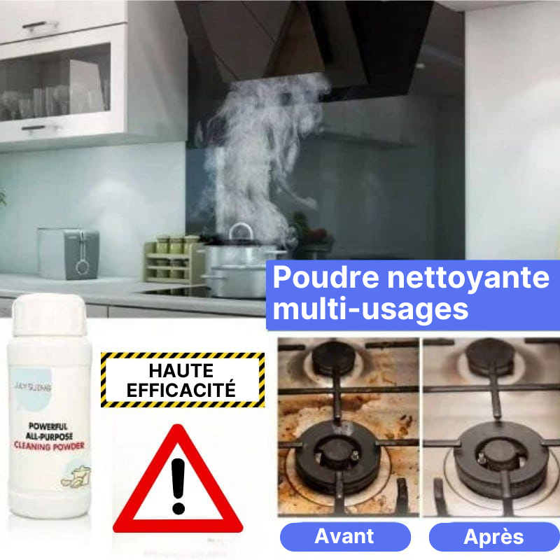 Puissant nettoyant en poudre multi-usages pour cuisines