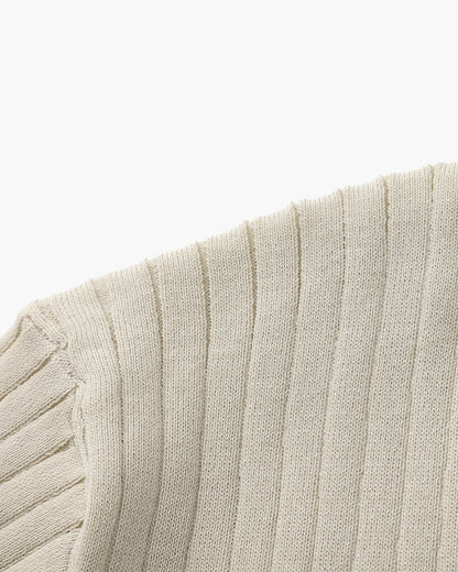 Premium Ribbed Knit Polo