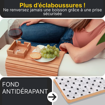 Support en bois de luxe pour canapé – Un design raffiné qui allie praticité et élégance à votre salon