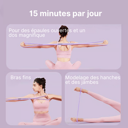 🏆Vente Flash⚡ Plus de 50 000 VENDUES ! Bientôt Épuisé -💥🔥Bandes de Résistance, Élastiques en Forme de 8 pour Femmes et Hommes