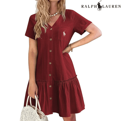 R&L | Summer Strap Dress – Tailored Elegance