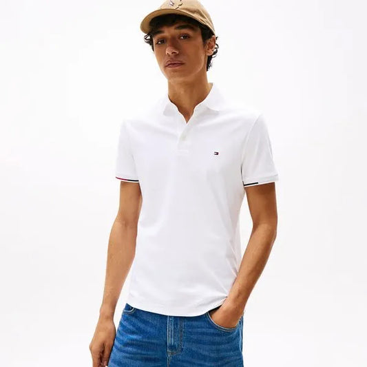 Short Sleeve Polo Shirt - White