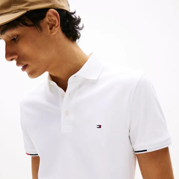 Short Sleeve Polo Shirt - White