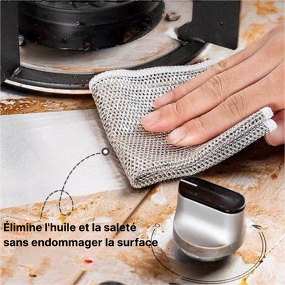 🎁 Chiffons de nettoyage miracles multifonctions en fil métallique