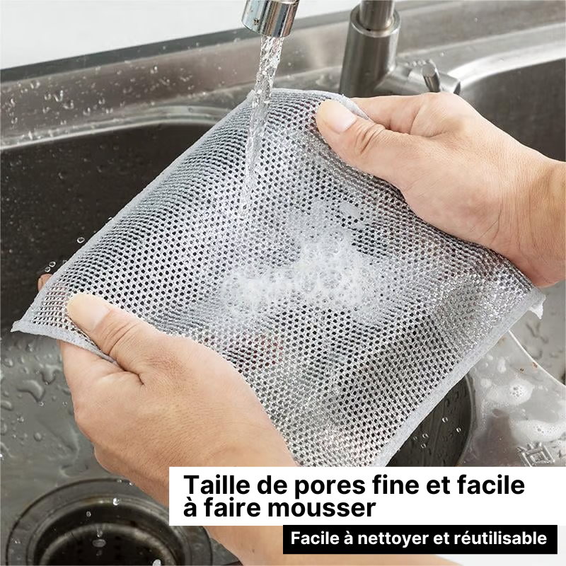 🎁 Chiffons de nettoyage miracles multifonctions en fil métallique