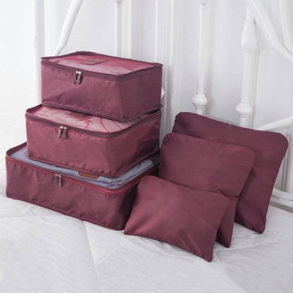🔥VENTE FLASH -48 %🔥 – ✈ Lot de 6 organiseurs de valise portables (Livraison gratuite)