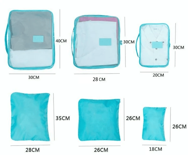 🔥VENTE FLASH -48 %🔥 – ✈ Lot de 6 organiseurs de valise portables (Livraison gratuite)