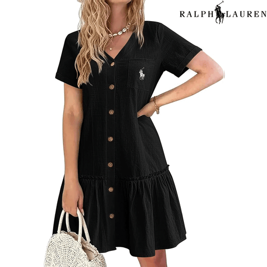 R&L | Summer Strap Dress – Tailored Elegance