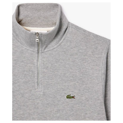 Zippered Stand Up Collar Sweat